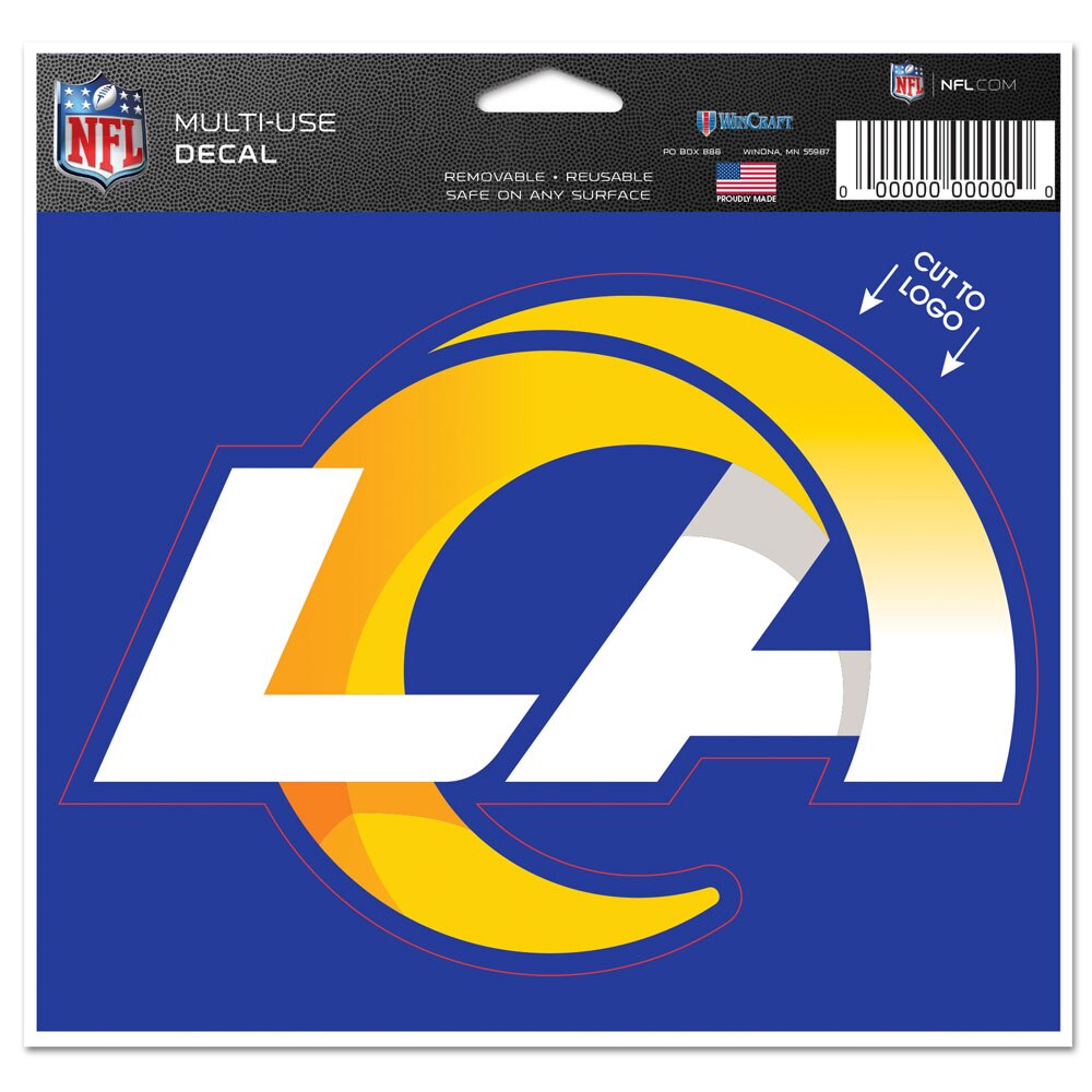 Texas Rams Decal 4 1/2